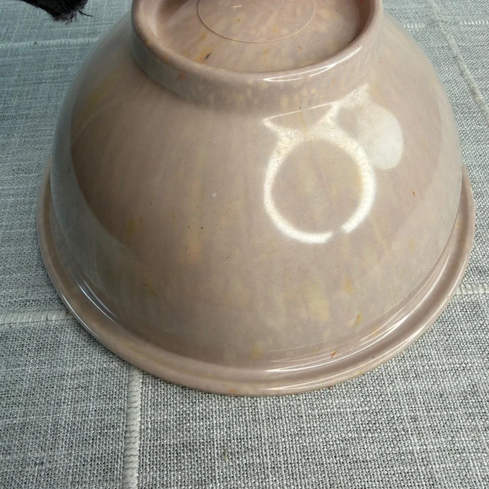 Texas Ware? Pink Confetti Melamine Bowl Mixing Bowl 8